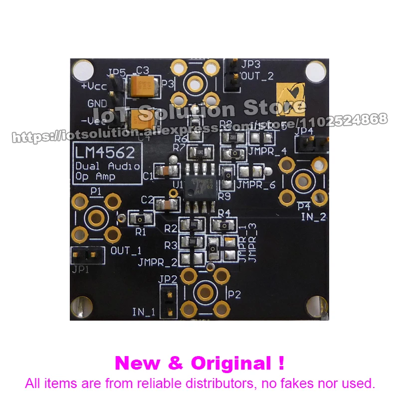 LM4562MABD Dual High Performance, High Fidelity Audio Operational Amplifier (8-pin, SOIC Narrow)