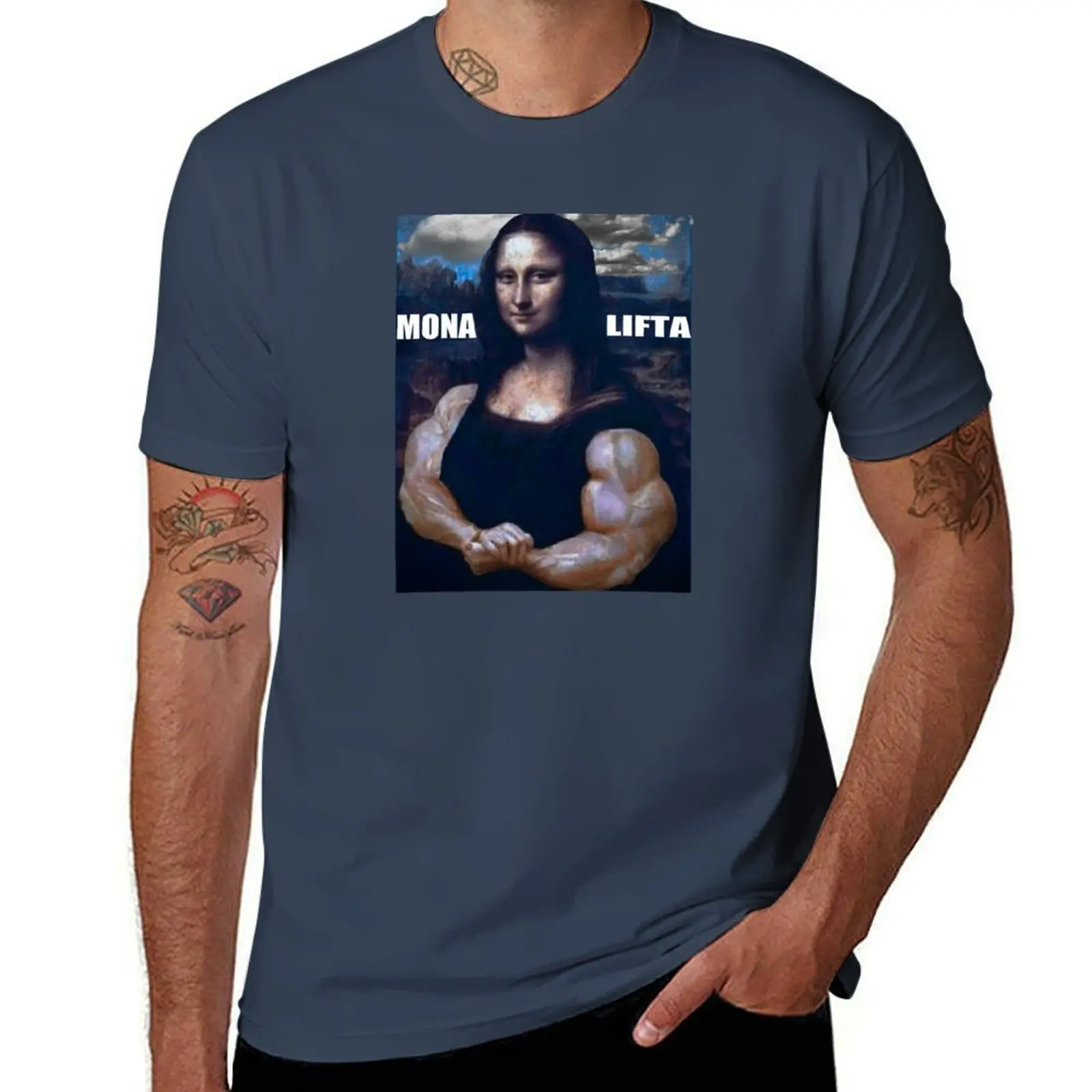 

Mona Lifta T-Shirt Lightweight Gym Training T-Shirt