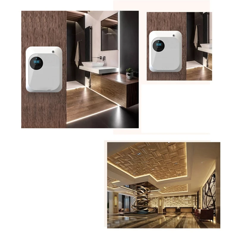 Difusor de aceite comercial para habitación, máquina de fragancia para el hogar, barra de cosméticos de sincronización para baño, área grande blanca, 150 Ml