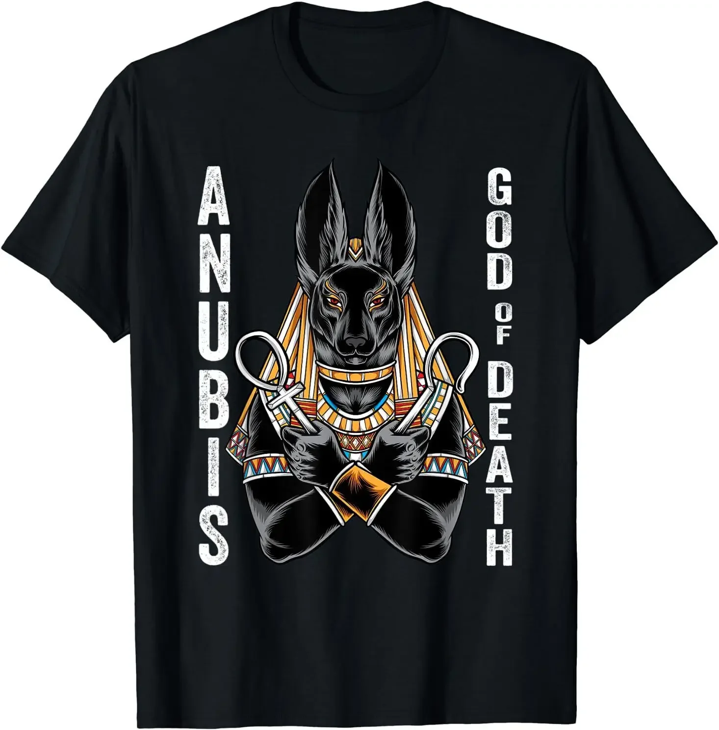 Anubis God Of Death Egyptian T-Shirt Size S-5XL