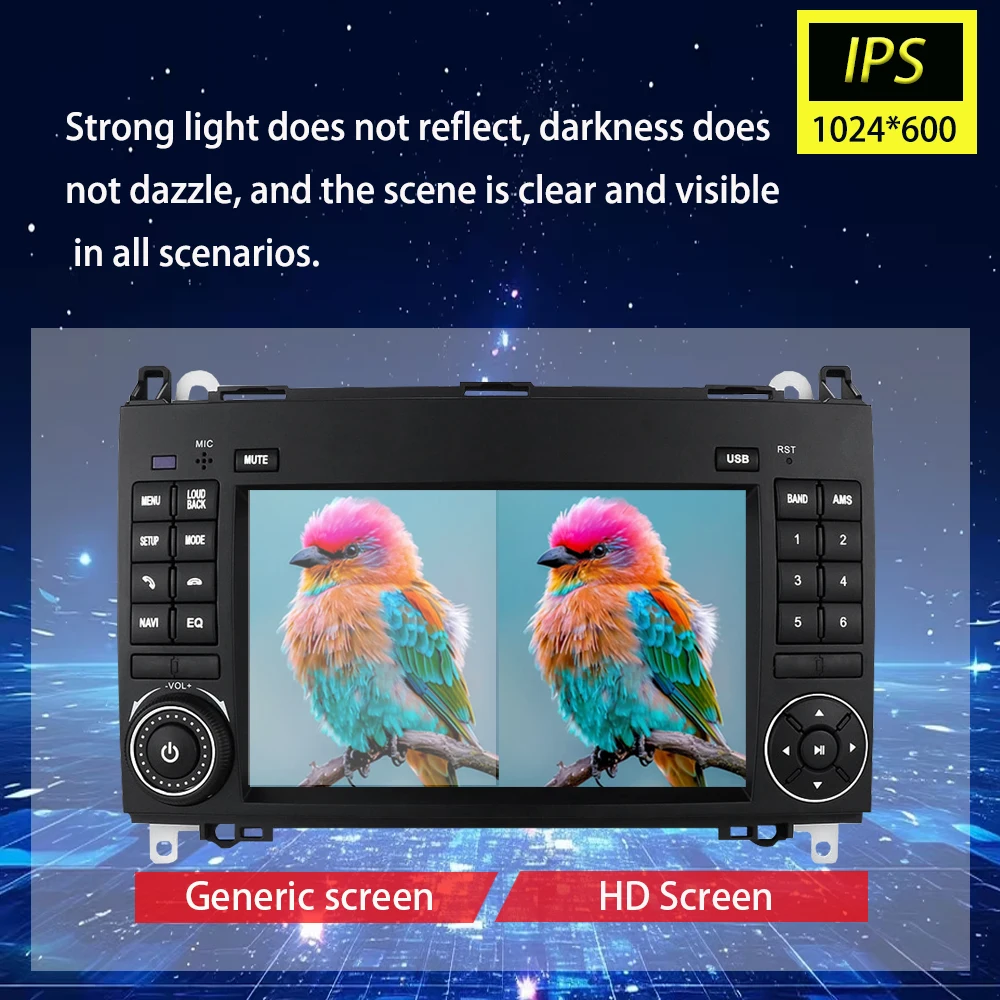 Para benz b200 (2004-2012-7 polegadas) android14 carplay gps 128g rádio do carro, áudio do carro, sistema inteligente, reprodutor multimídia