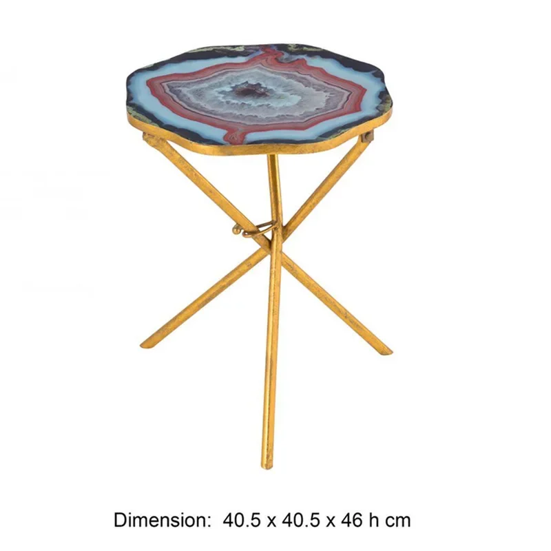 

American agate pattern lace hardware coffee table/furniture sticker gold foil