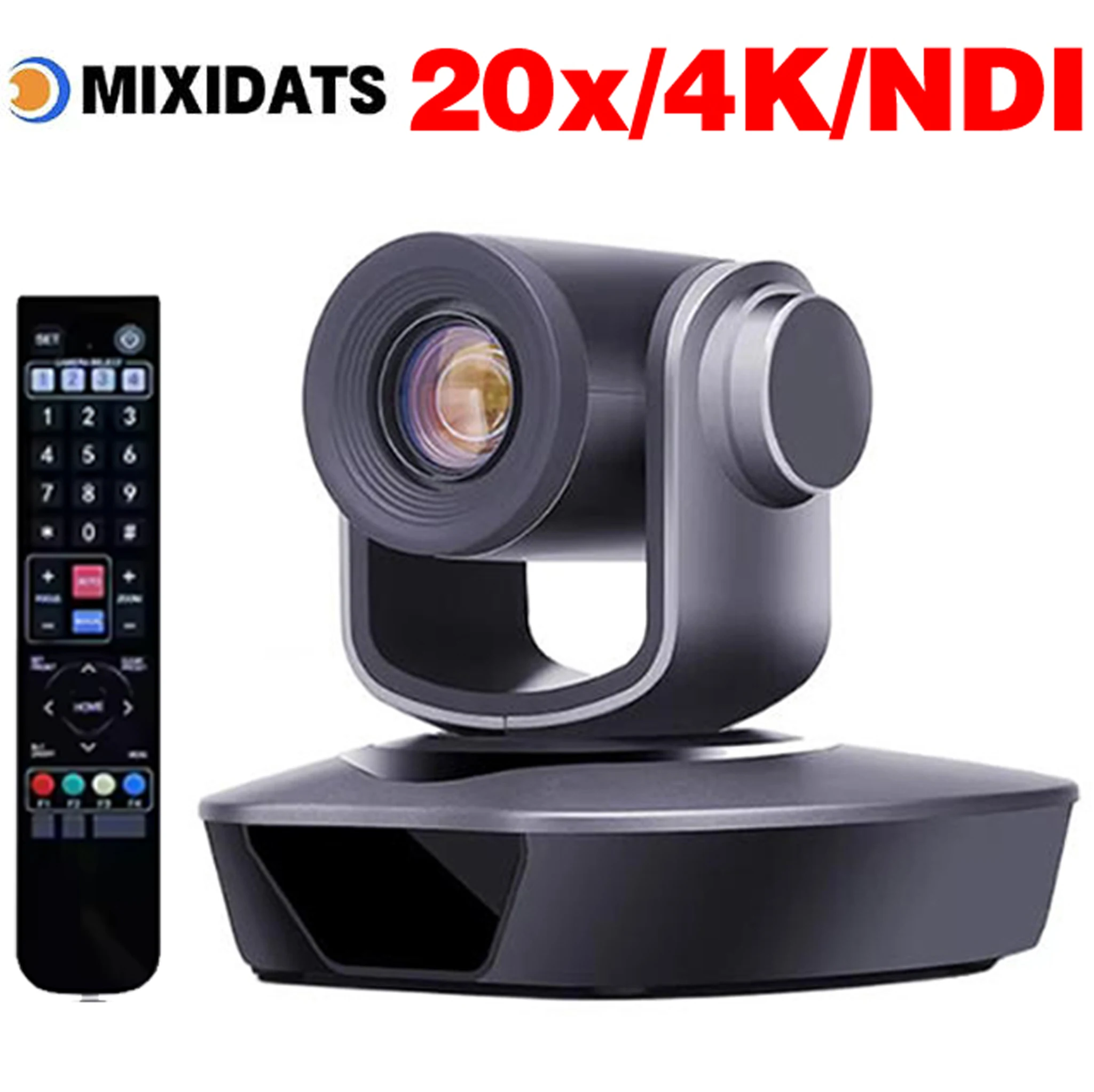 

4K Ultra HD PTZ-камера с 20-кратным зумом, поддержкой NDI, POE, идеально подходит для видеоконференций, церквей, мероприятий и прямых трансляций