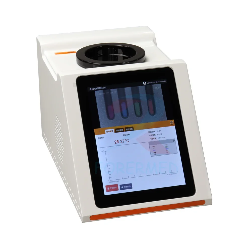 

Melting Point Apparatus 8-inch LCD Touch Screen Digital Colorless and Color Sample Manual Melting Point Apparatus