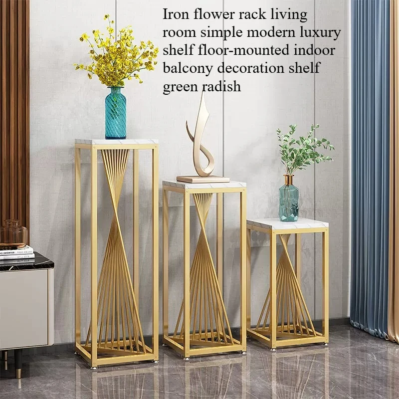 Rack Rose Plant Shelf Art Flower Metal Mid Century Plant Stand Balcony Display Giardino Arredamento Esterno Vintage Furniture