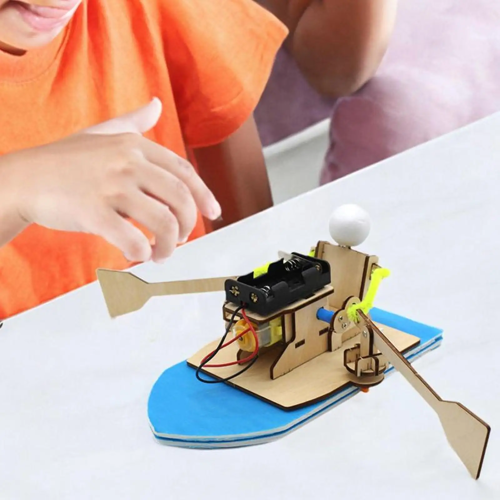 Roeien Elektriciteit Model Onderwijs Speelgoed Diy Assemblage Set Steel Diy Wetenschappelijk Experiment Set Physics Speelgoed Voor Tieners Kids