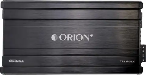 Orion Cobalt 4-Channel A/B Amplifier - 1750W RMS, 2 Ohm Stable, MOSFET Bass Boost for Car Audio