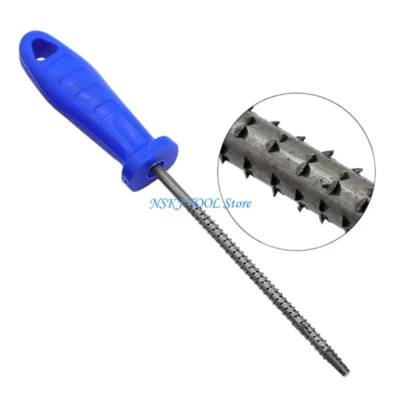 

L8RC 3 Pieces Rasp File Set Alloy Steel Woodworking File, Round, Flat, Semi-Round, File Tools for Woodworking