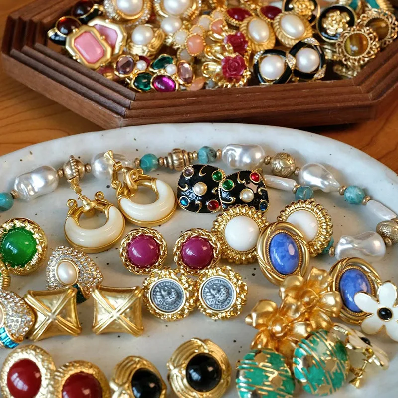 

Vintage Oriental Earrings Modern Chinese Ear Charms Boutique Jewelry Ins Luxe Minimalist Trendy New Asian Style