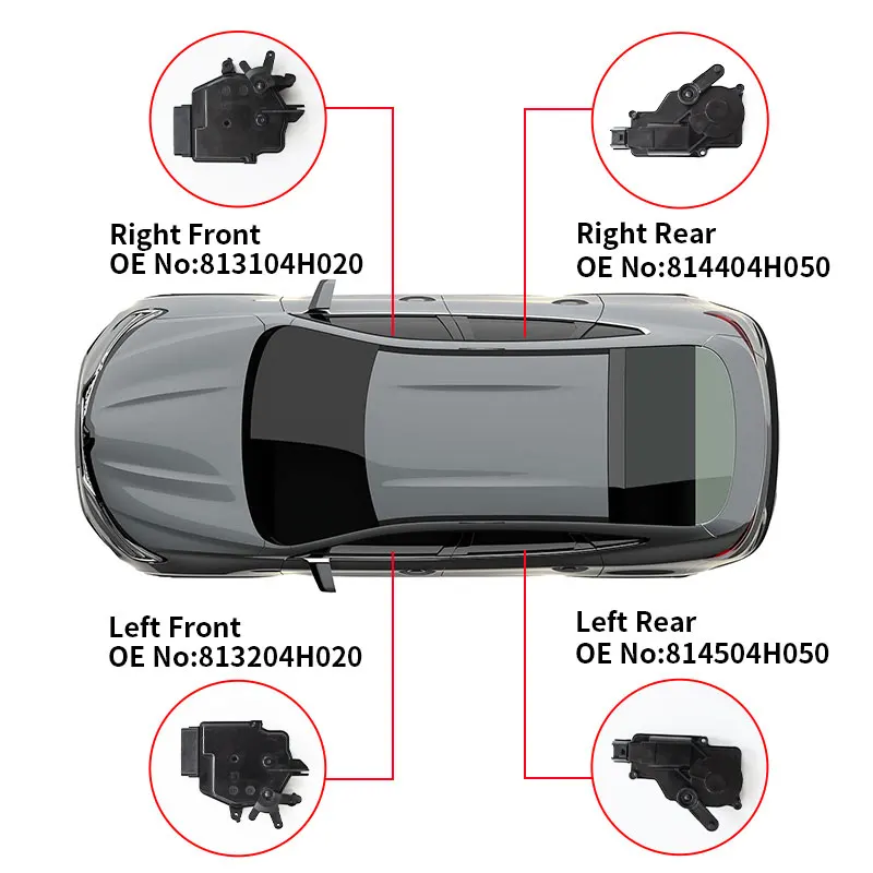 قفل الباب آلية المحرك لشركة هيونداي H1 ، سيارة هاتش OE 814404H050 ، إصلاح أجزاء ، الملحقات