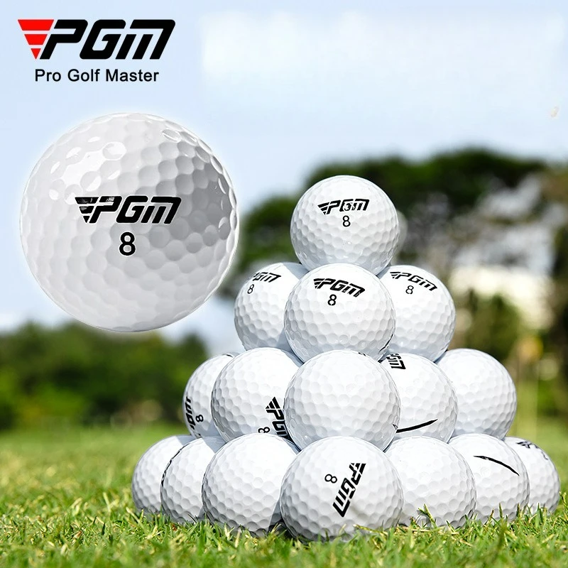 

PGM Golf Practice Range Special Double Layered Balls Strap Aiming Line High Rebound Long Distance Low Inverted Spin 100pcs Q031