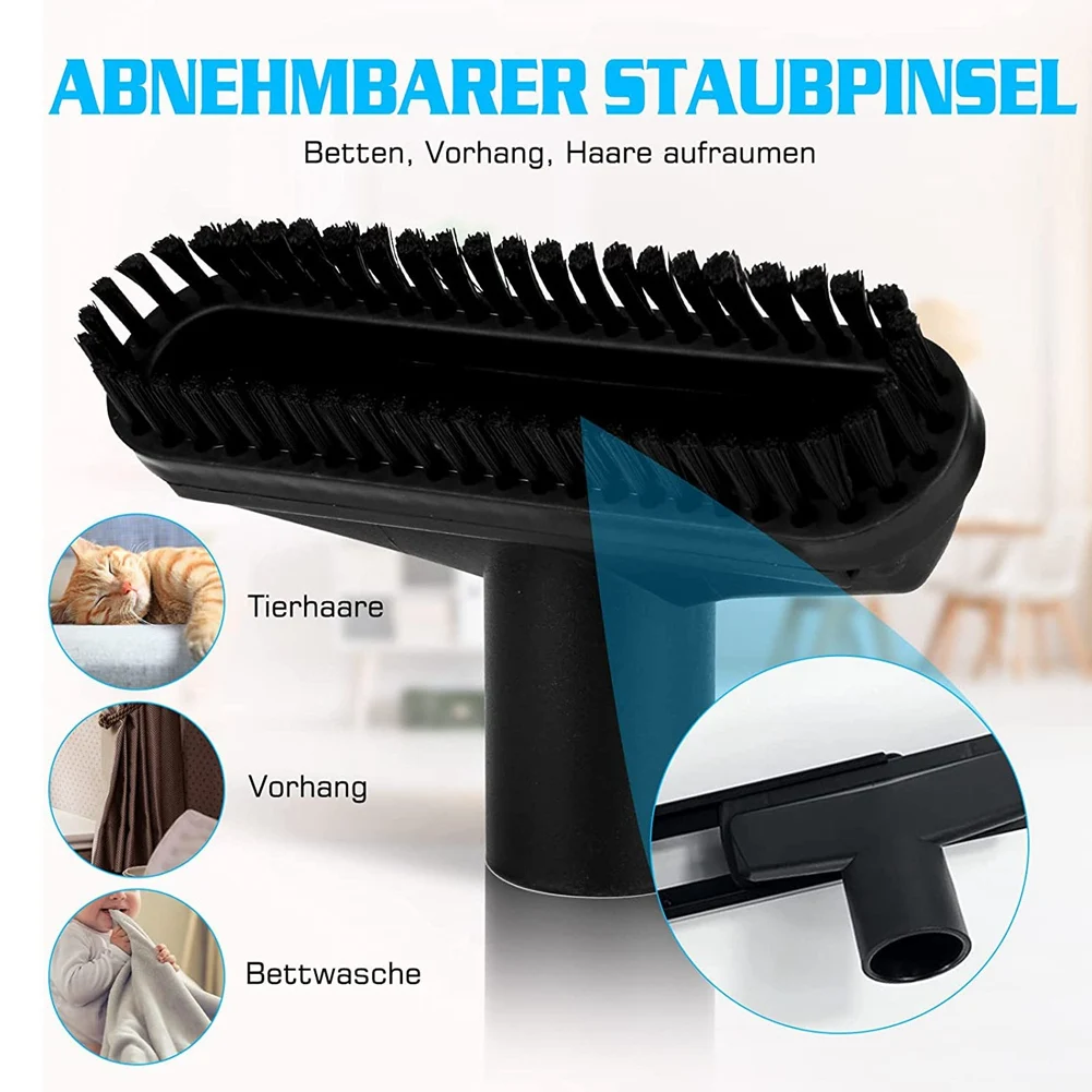 Accesorios para aspiradoras CMCN Kit de accesorios para aspiradoras de 32 mm Kit de boquillas adicionales Cepillo de limpieza Cepillos y boquillas