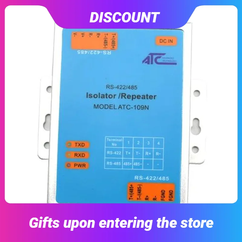 

Настенный ретранслятор данных промышленного класса RS-485/422 с фотоэлектрической изоляцией ATC-109N, релейный приемник усиления сигнала