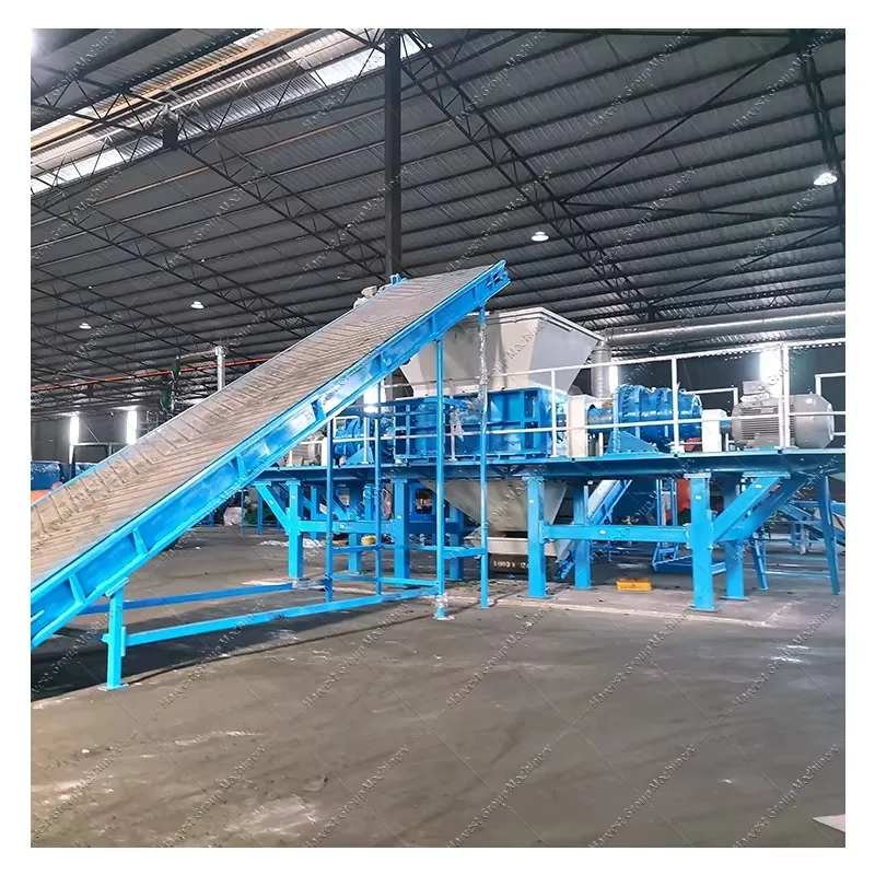 Full Automatic Waste Tires Rubber Granule Powder Make Waste Tire Granulator Machines Tyre Recycling Machine Automatic