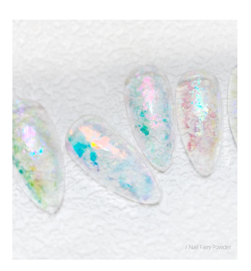 Cloud Velvet Powder Nail Art Mesmerizing Shine Polarizing Powder Ultra-thin Texture Trendy Accessory Ice Crystal Nail Powder