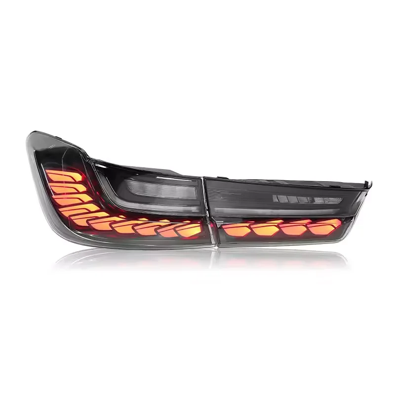 Automotive Parts  Taillights for 3 Series M3 G20 G80 2019-2022 Rear Signal Lamps Dragon Scale Style GTS Taillamps