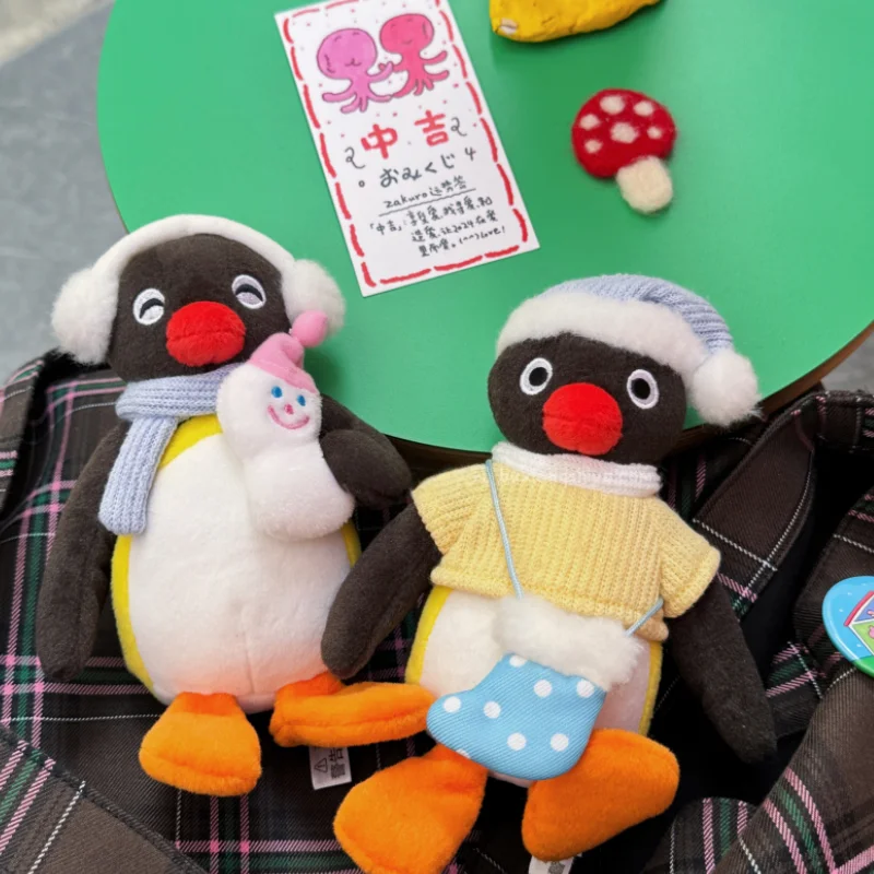 

Лидер продаж, официальная натуральная зимняя серия пингвин, милая фигурка снеговика, украшение, коллекционные игрушки, памятные подарки на день рождения