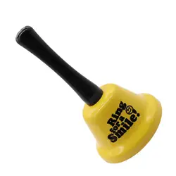 Metal Call Bell Novel Hand Bells With Text Fuuny Ring For A Kiss Smile Beer For Bar Restaurant Wedding Events Decoration
