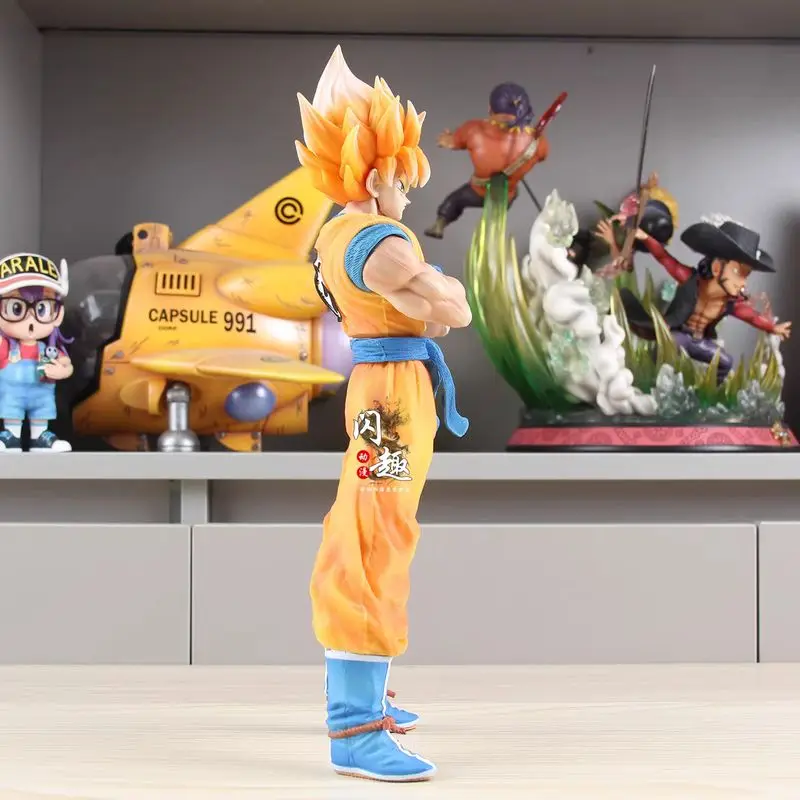 30cm Son Goku modelo Dragon Ball Z figura de acción Anime DBZ Super Saiyan Figuras colección muñeca adornos juguetes regalo para niños