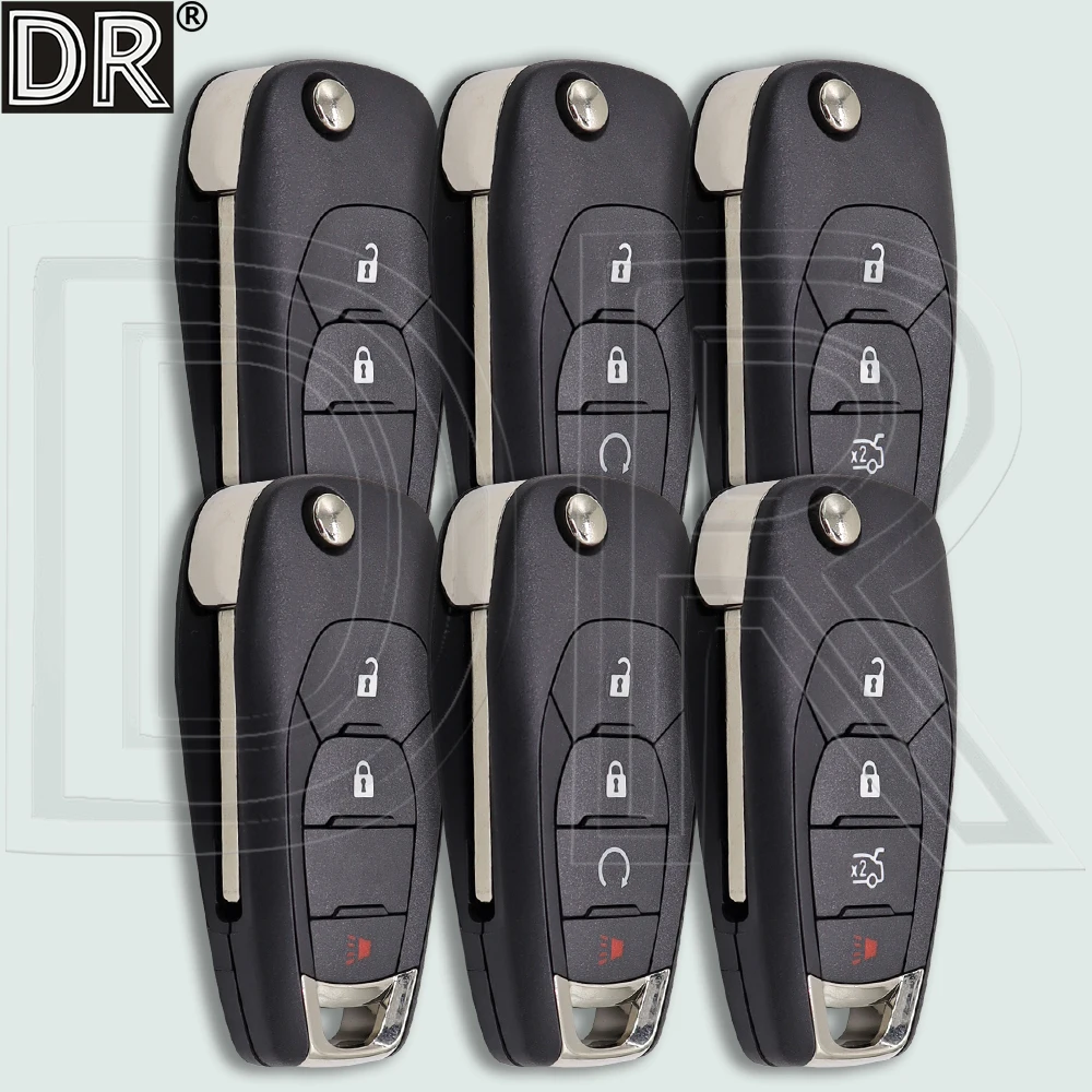 

Сменный флип-чехол для автомобильного ключа DR для Chevrolet Cruze Avo Trax Onix Tracker Spark XL7 XL8 Trailblazer Colorado RS Sonic