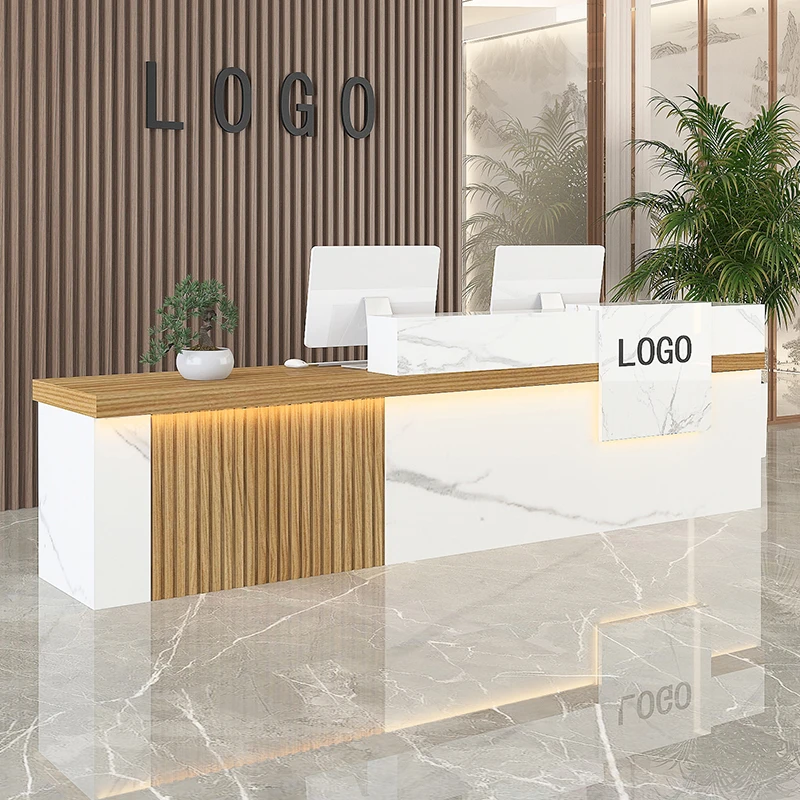 

Elegant Supermarkets Reception Desks Corner Business Luxury Cashier Corner Reception Desks Restaurant Tavolo Cassa Furniture