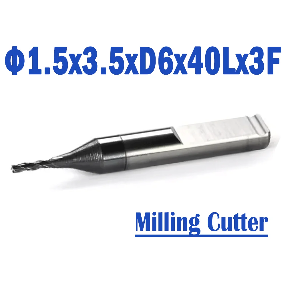 

Φ1.5x3.5xD6x40Lx3F Raize 80 Series KAILING CNC 994 Carbide Coating Milling Cutter Key Machine Accerioes For BIANCHI 994