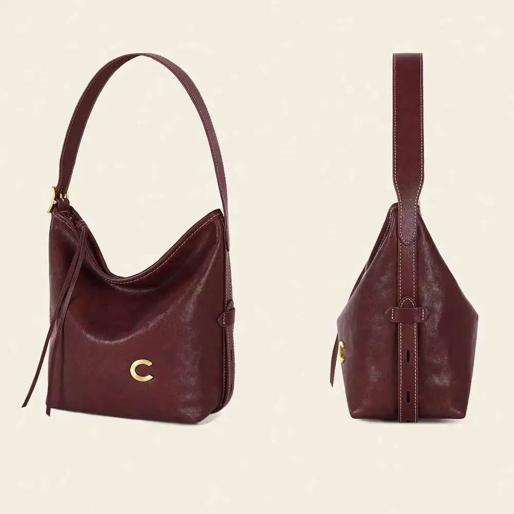 

CASSILE, маленькая сумка-корзина для овощей, сумка-ведро для воды, новинка 2025, высококачественная плиссированная сумка через плечо для женщин, сумки с верхней ручкой, дневной клатч