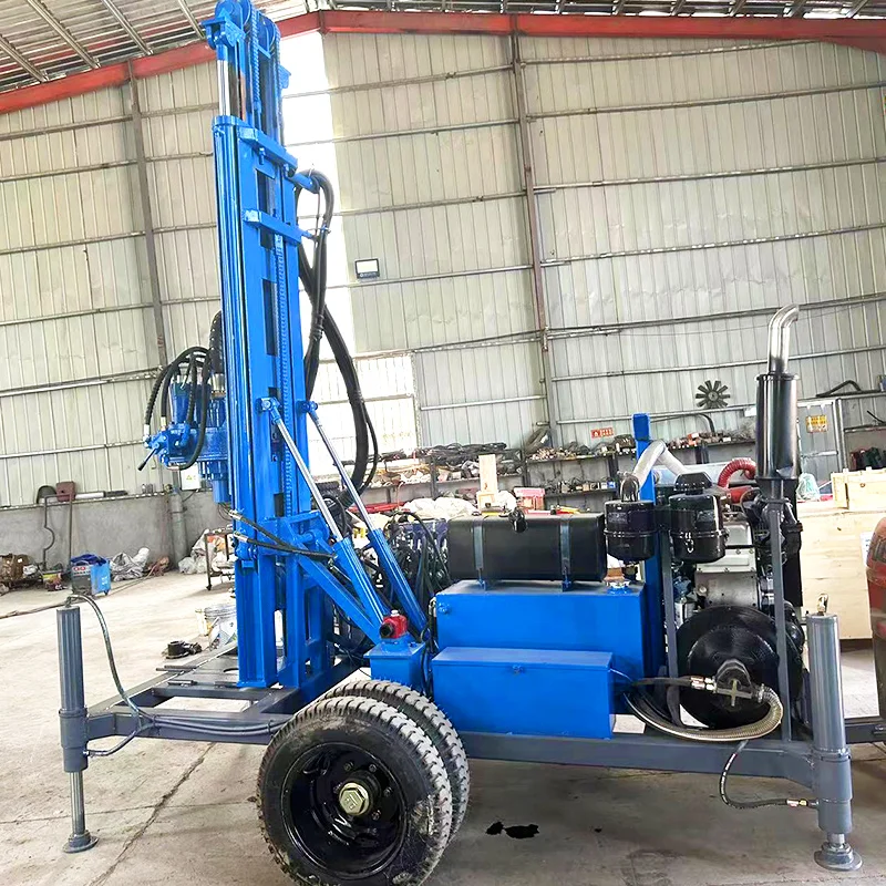 Customized High Efficiency SM300 Hydraulic Diesel Crawler Water Well Drilling Rig With Sturdy Chassis Suitable For All Terrains