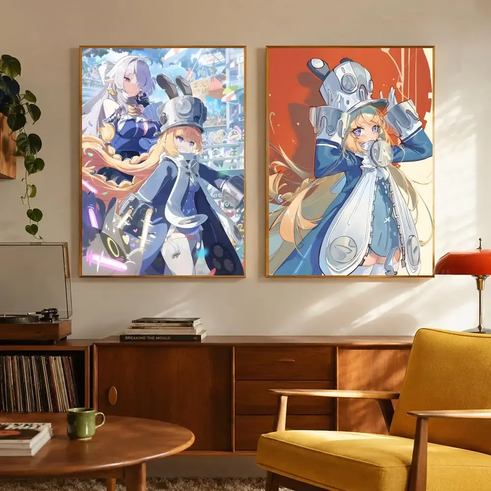 Game Character Zenless Zone Zero Norma Hollowell Poster Digital Solvent Print Waterproof PP Fade-Resistant Wall Art Room Decor