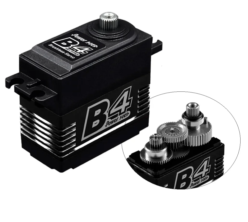 Power HD B4 25KG 6-7.4V High Torque Brushless Metal Gear Servo For RC Airplane 3D Drone Quadcopter Truck Robot Car Accessories