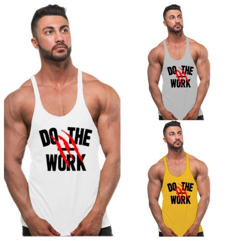 Men's Sleeveless Exercise Vest -Fitness Gym Bodybuilding Undershirt, Ideal for Autumn Winter Fall Workouts and Training Sessions