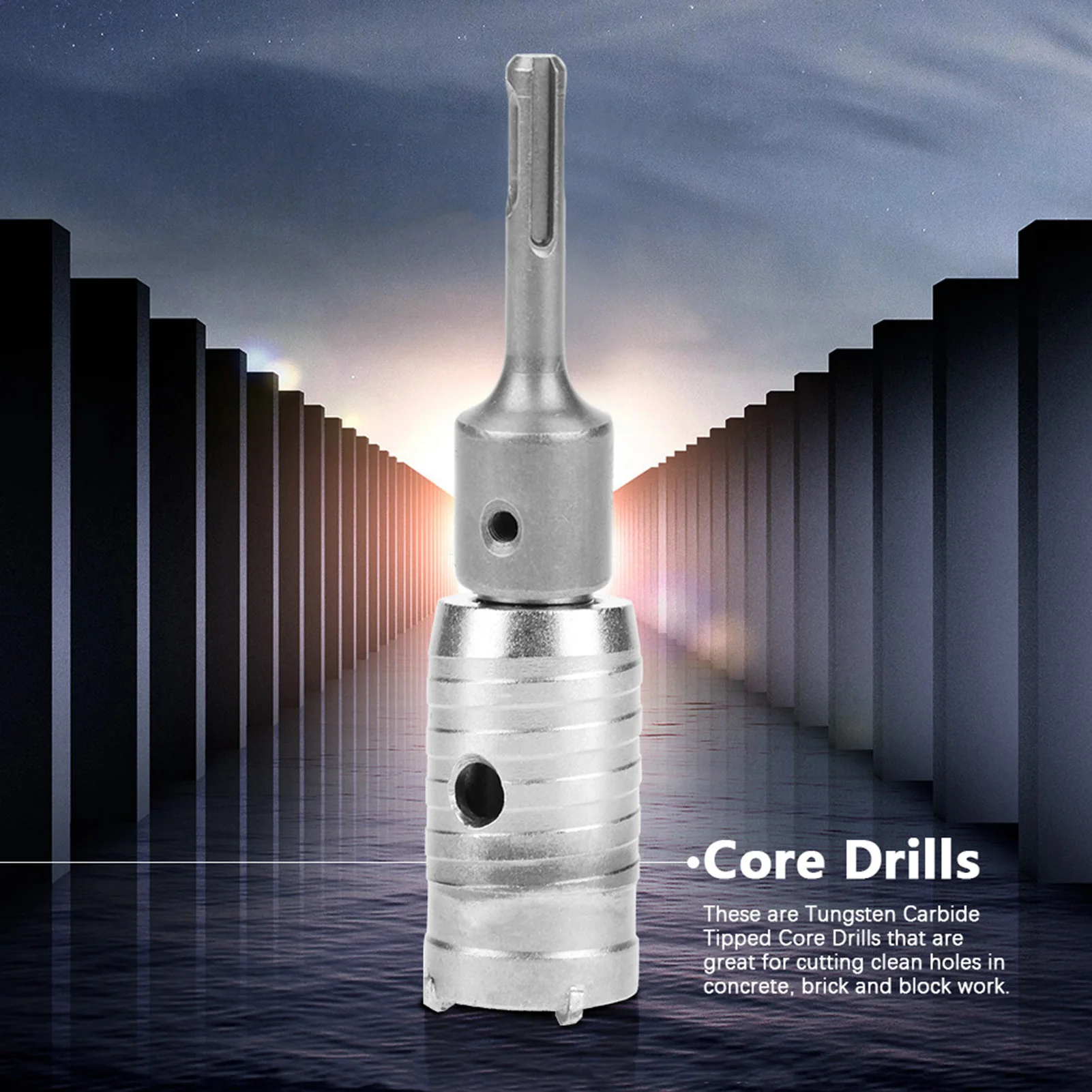 Drill Set SDS Plus Extension Shank Tungsten Masonry Hole Cutters  Drill Bits Mansonry Hole Cutter  Drills