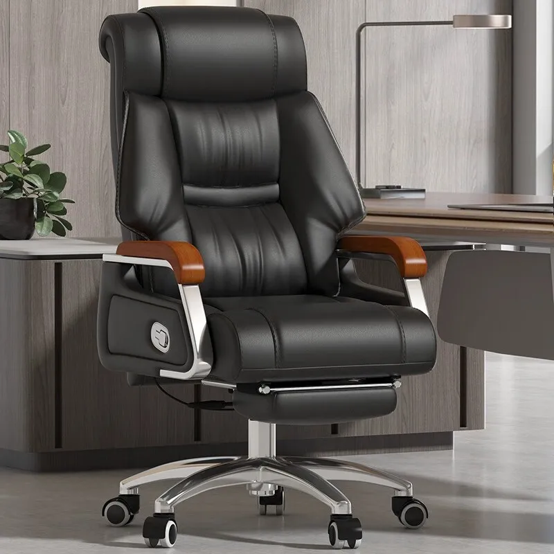 LH office leather sedentary comfortable office chair home seat