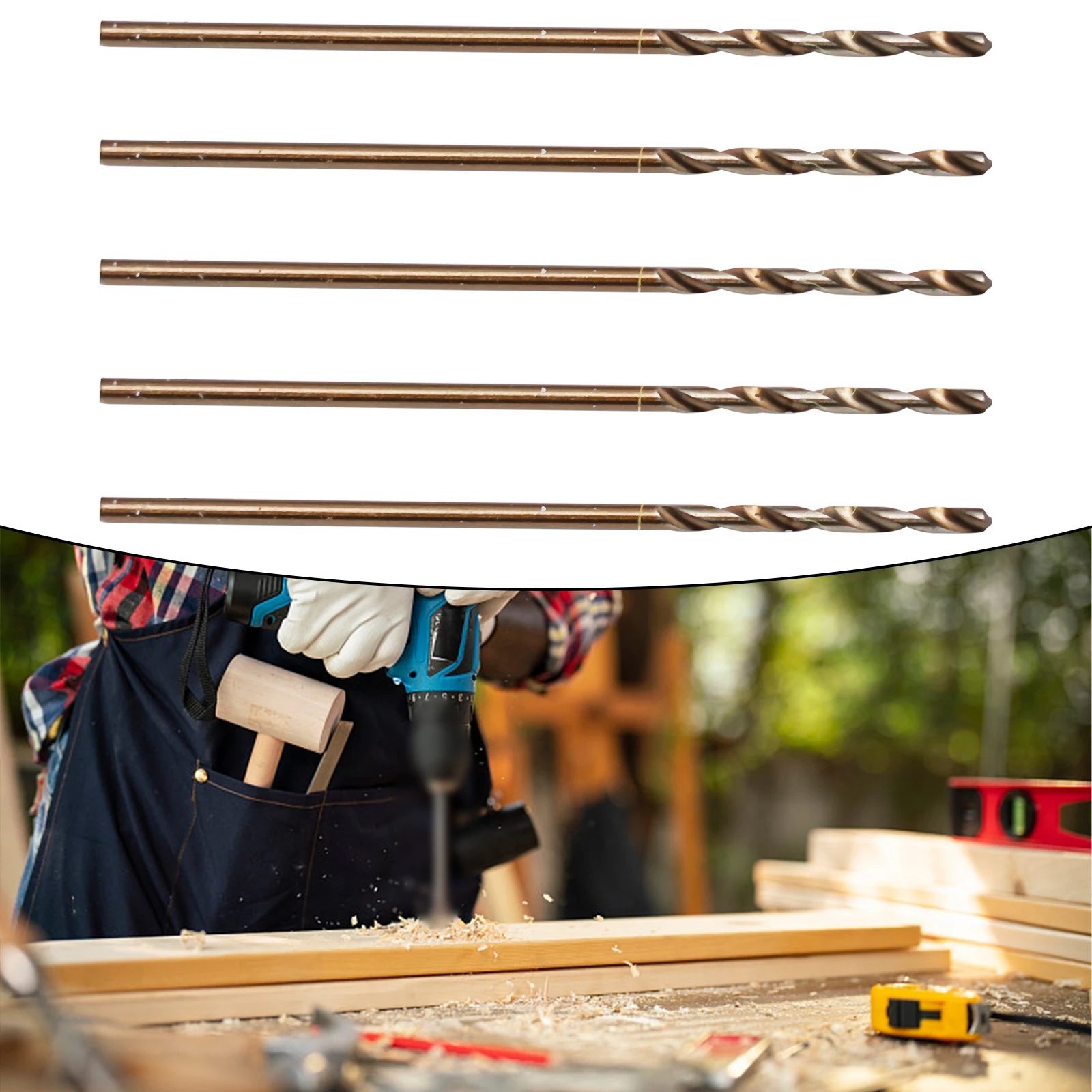 2223333111111   5pcs HSS M35 CobaltDrill Bit 1mm-4mm For Stainless Steel MetalDrilling Wood Hole Cutter Power Tool Parts