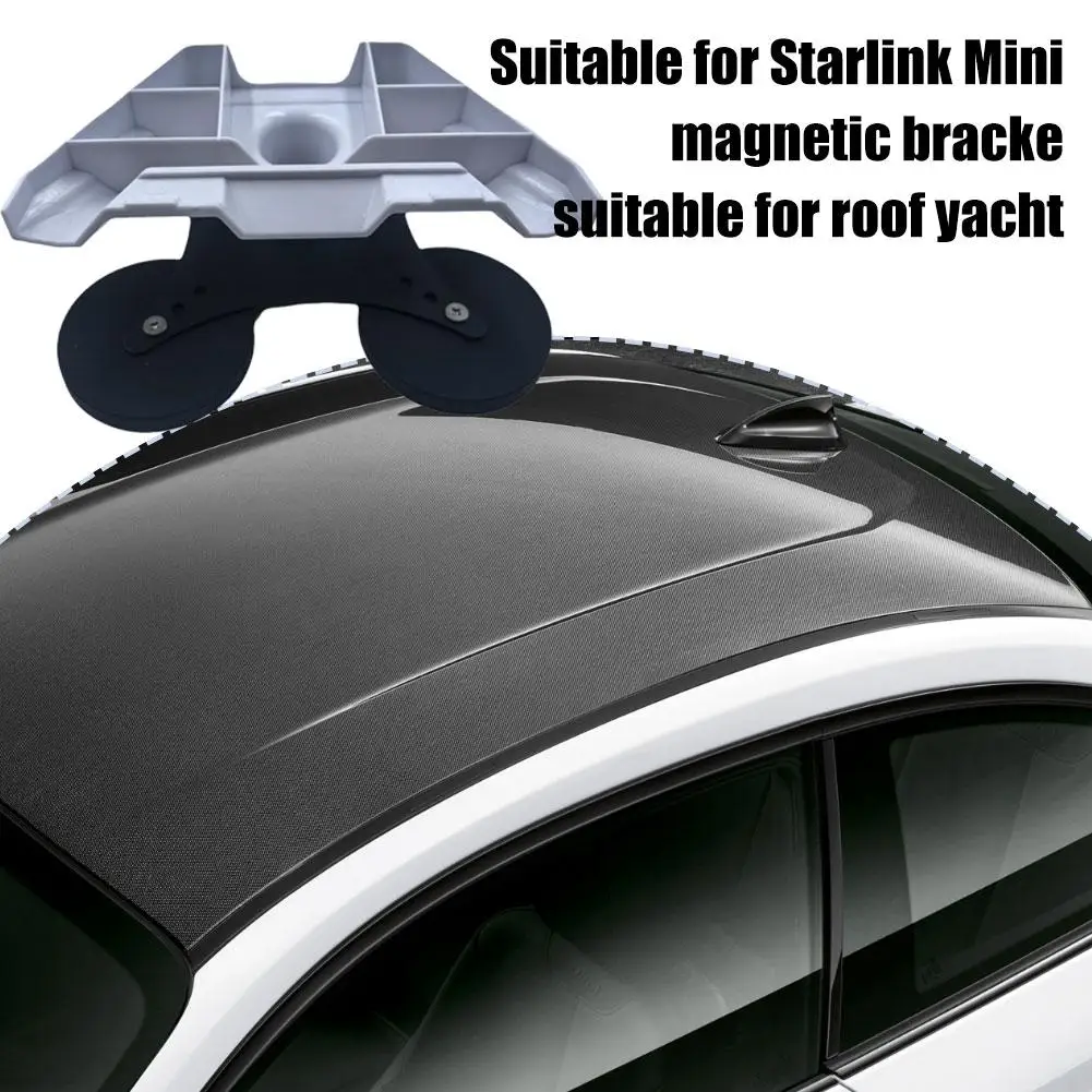 Magnetic Mount Adapter For Starlink Mini Car Mount Bracket Fit Smooth Strong Magnet Stable Tripod Mounting Kit Z0T2