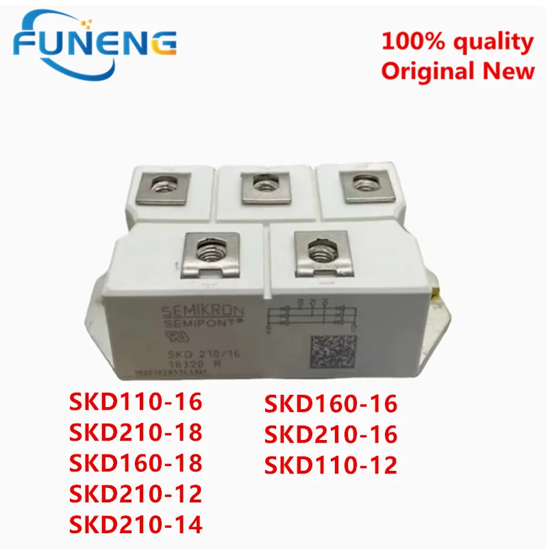 1PCS  MODULE SKD160/16 SKD210/18 /16 /16 /14 SKD110/12 SKD210/12 NEW ORIGINAL STOCK