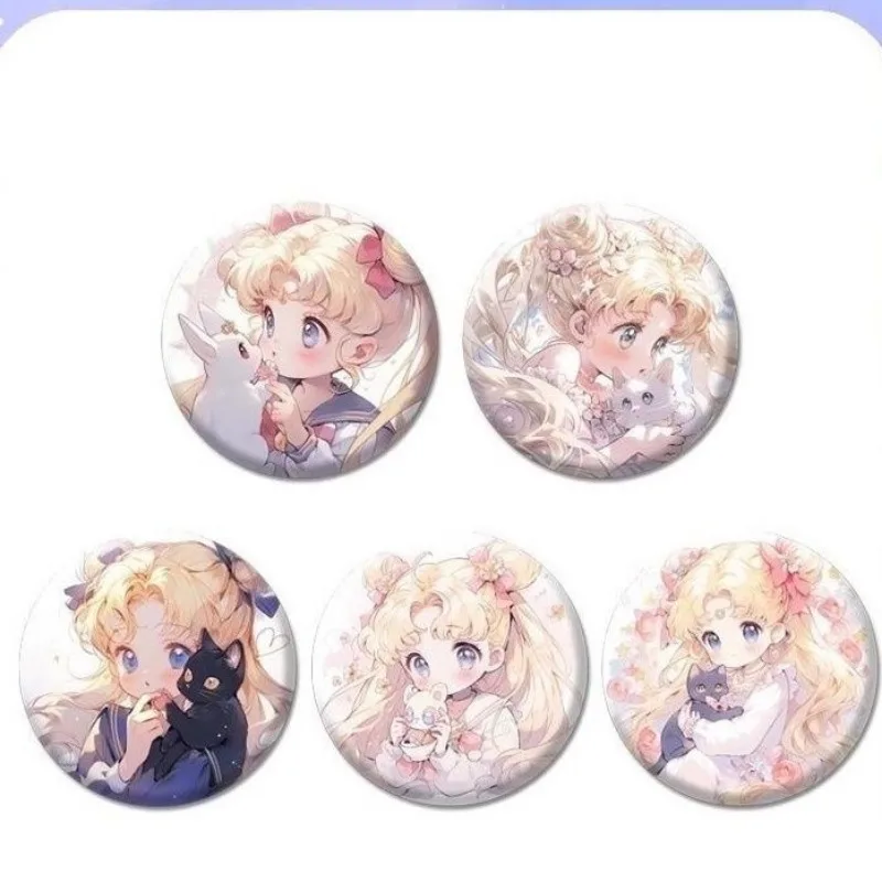 Sailor Moon Tsukino Usagi Badge Cartoon Badge Brooch School Bag Pendant Animation Peripheral Exquisite Badge Accessories Gift - view 6