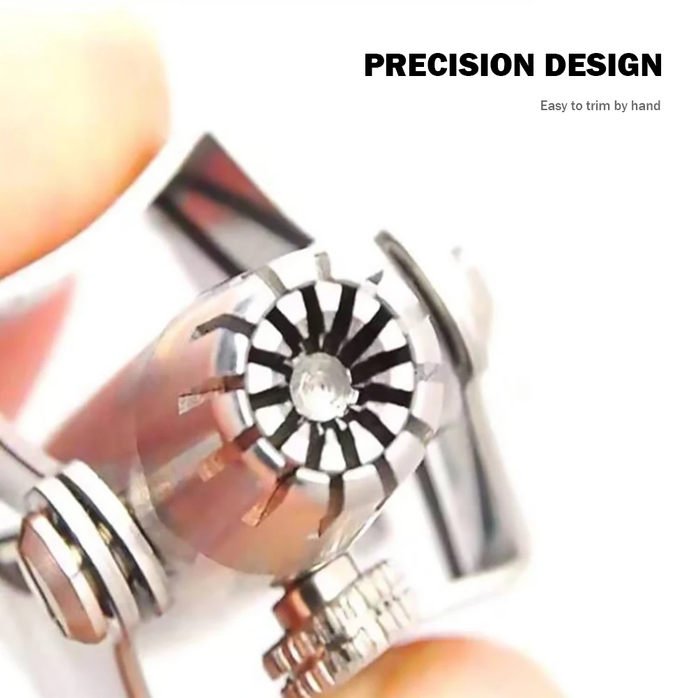 ماكينة تشذيب شعر الأنف والأذن اليدوية المحمولة من الفولاذ المقاوم للصدأ ماكينة حلاقة يدوية للأنف #4