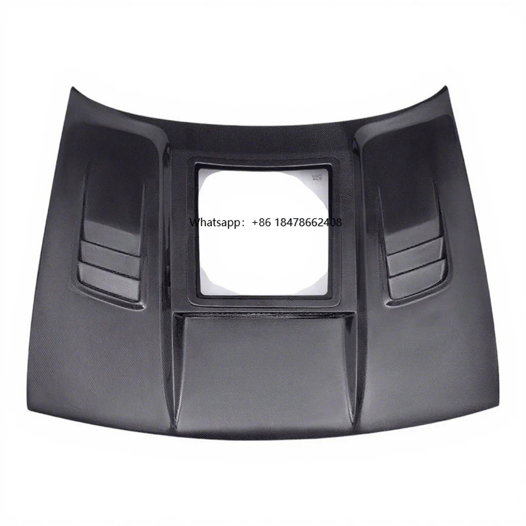 

High Performance Carbon Fiber Hood Bonnet for 2008+ for Dodge Challenger New Condition Glass Cover