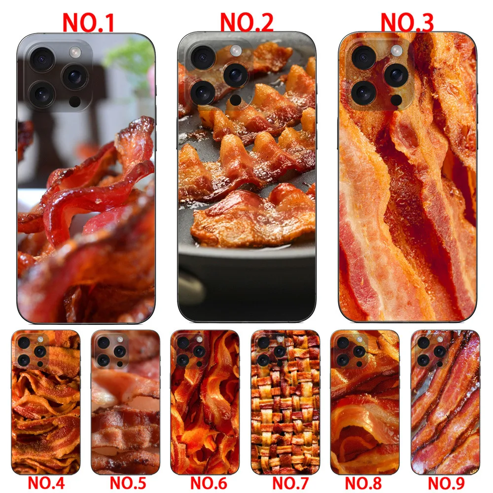 Bacon Meat case  for iPhone 12 Pro 12 Pro Max 13 13 Mini 13 Pro 13 Pro Max
