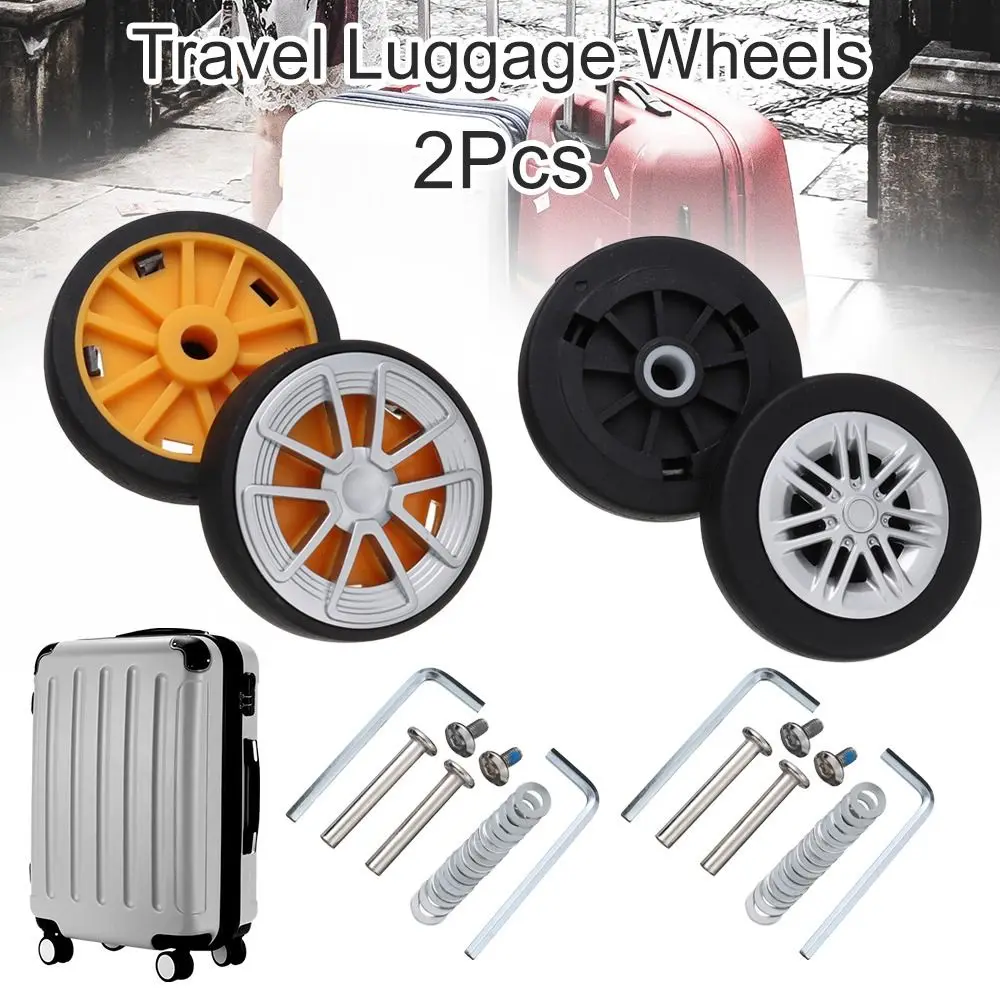 Replacement Travel Luggage Wheels Caster Wheel Repair Kit Replace Wheels Suitcase Parts Axles for Luggage with Vientiane Wheel