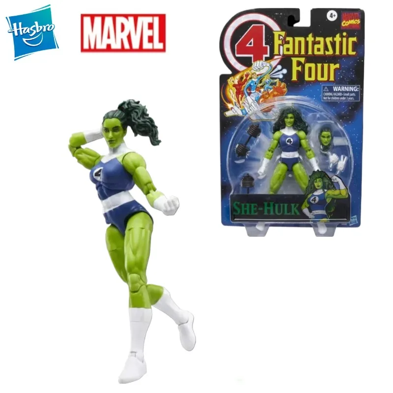 Nuevo Original Hasbro Marvel Legends G0630 cuatro fantásticos She Hulk figura de acción modelo colección Hobby muñeca juguetes niños