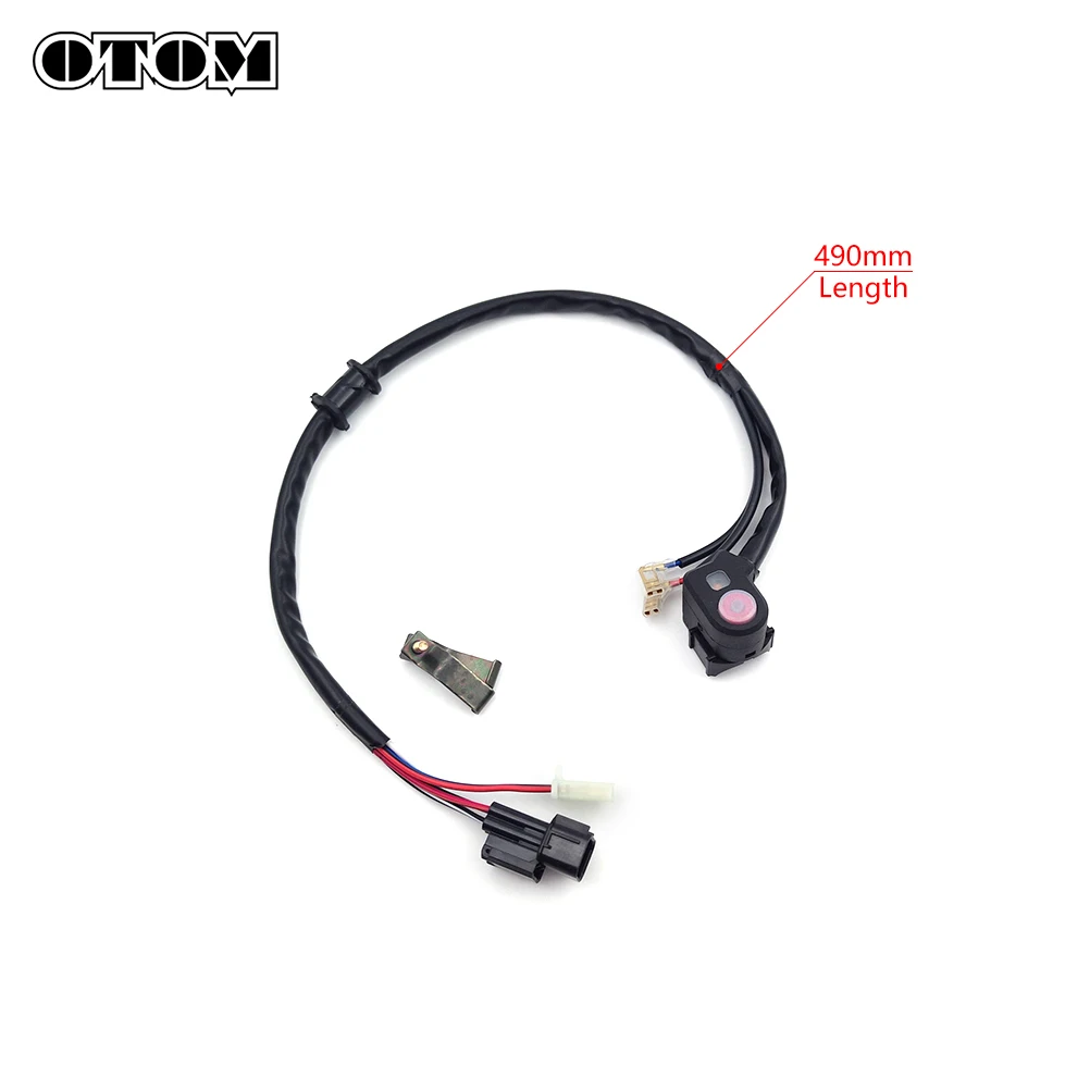 OTOM 2019-2024 Motorcycle Engine Stop Button Kill Switch Flameout ON/OFF For HONDA CRF250F Off-road Pit Dirt Bikes Accessories