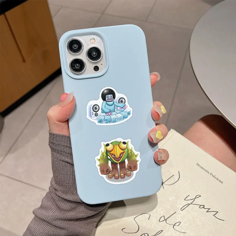 60pcs My Singing Monster Game Stickers Suitcase Water Cup Stationery Mobile Phone Car Scooter Laptop Decorative Stickers image 6
