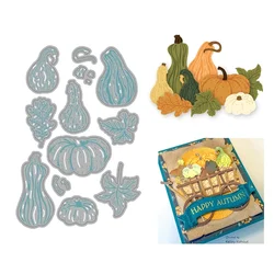 Lovely Layers Fall Bounty Pumpkin Metal Cutting Dies for New Autumn 2023 Scrapbooking Paper Making Bee Frame Craft Card