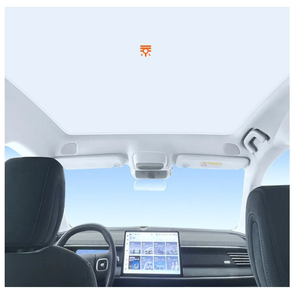 Sunroof Sunshade Ice Cloth Car Roof Glass Front Rear Skylight Heat Insulation Sun Shade For XPeng P7 G6 G9 Interior Accessories