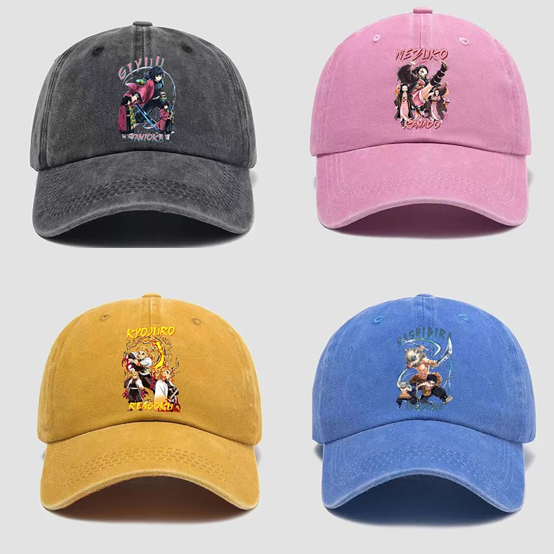 Новая-бейсболка-demon-slayer-для-мужчин-и-женщин-модная-регулируемая-бейсболка-с-эффектом-потертости-стильная-кепка-в-стиле-хип-хоп-для-взрослых-и-детей-солнцезащитная-кепка-подарок