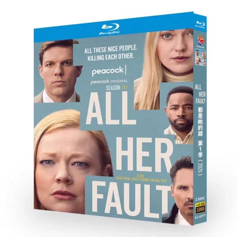 Blu-ray de Alta Definición, Drama Estadounidense, Its All Her Fault, Temporada 1, Caja de Discos BD con Subtítulos Tradicionales en Chino e Inglés