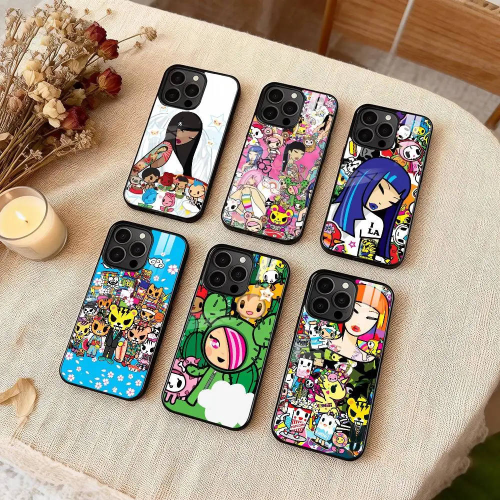 

Sweet E-Edgy Vibe T-Tokidoki Art Phone Case For iPhone 17,16,15,14,13,12,Plus,Pro,Max for Magsafe Magnetic Wireless Charging