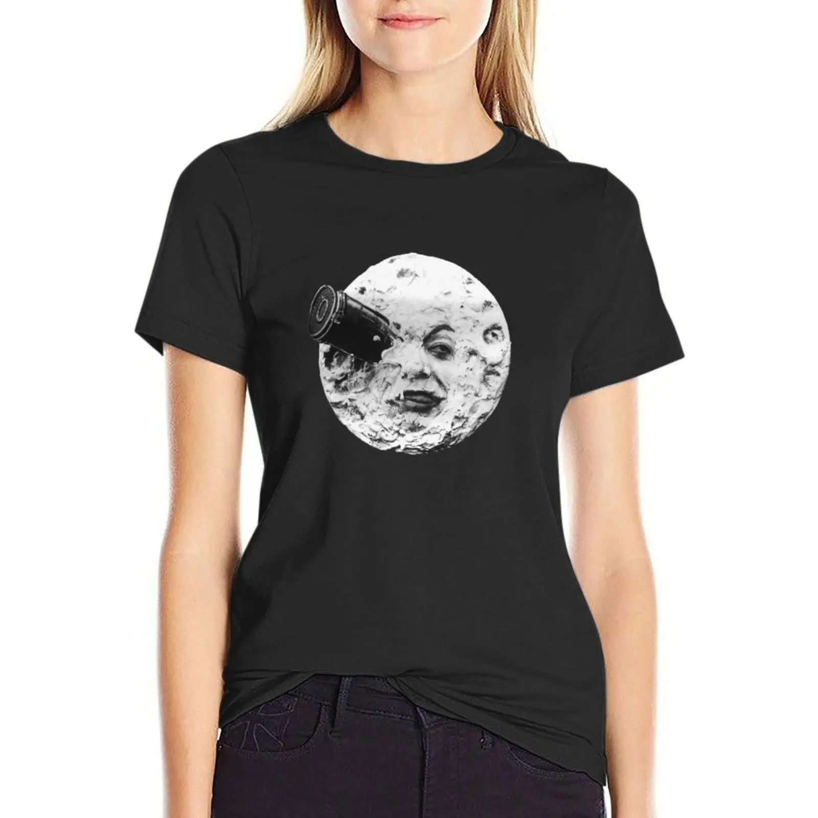 

History of Cinema T-Shirt summer tops sweat funnys customs cropped t shirts for Women